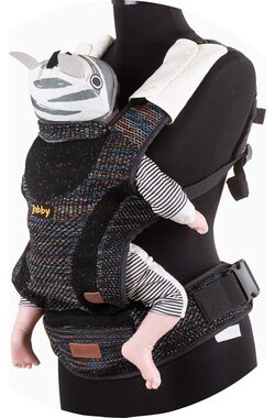 CHIPOLINO Babytrage Bobby Fly Multicolor Schwarz