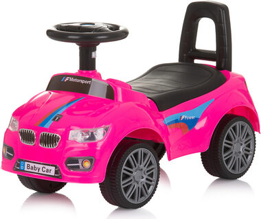 CHIPOLINO Laufrad Auto mit Melodien Sprinter Pink