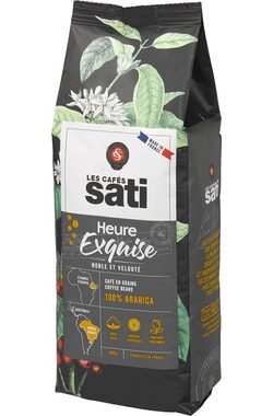 Les Cafés Sati Heure Exquise 500 g / Kaffeebohnen / 100% Arabica