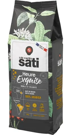 Les Cafés Sati Heure Exquise 500 g / Kaffeebohnen / 100% Arabica