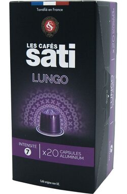 Les Cafés Sati Lungo Nespresso 20 Stück / Kapselkaffee  