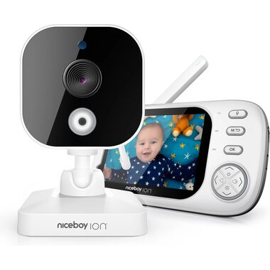 Niceboy ION Starlight SL4 / multifunktionales Babyphone / VOX / Reichweite bis zu 300m / LCD-Display / Nachtsicht