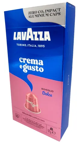 Lavazza Crema e Gusto für Nespresso 10 Stück / Kapselkaffee / Nachverkauf