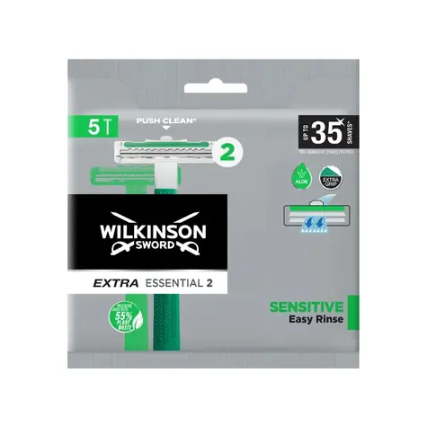 Wilkinson Extra Essential 2 Sensitive Einwegrasierer für Männer 5 Stück