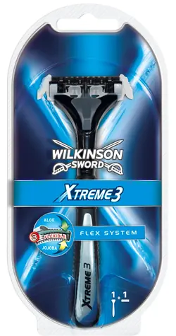 Wilkinson Xtreme3 Systemrasierer + 1 Ersatzkopf