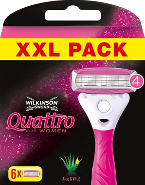 Wilkinson Quattro for Women Ersatzköpfe 6 Stück