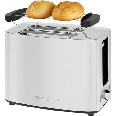ProfiCook TA 1279 silber / Toaster / 850W