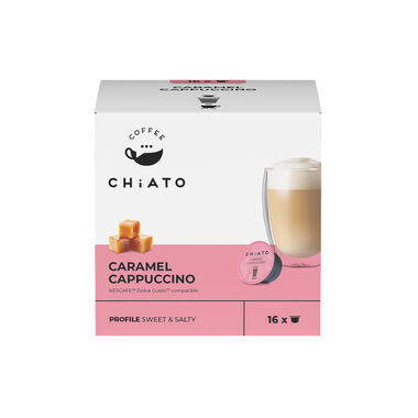 CHIATO Dolce Gusto Caramel Latte 16 Stück / Kapselkaffee