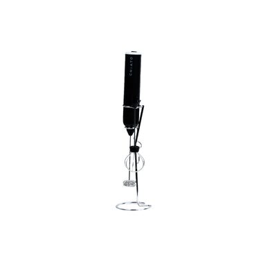 CHIATO LattePLAY schwarz / Manueller Milchaufschäumer / USB-C-Aufladung