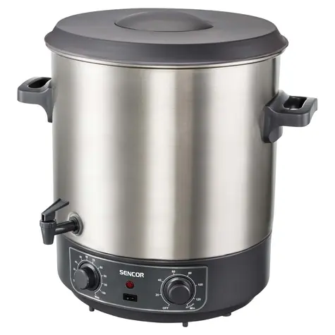 Sencor SPP 2200SS silber / Einmachtopf / 27 L / 1800W