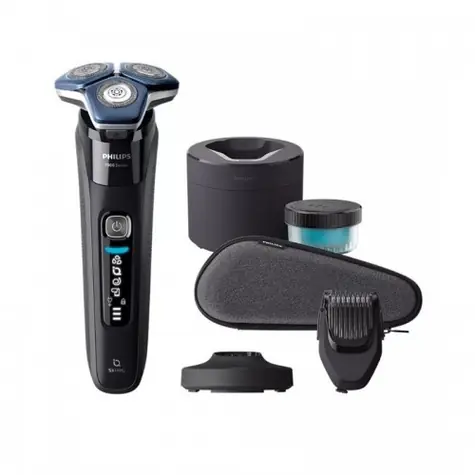 Philips Series 7000 S7886/58 schwarz / Rasierer / abwaschbar / Trocken- und Nassrasur / bis zu 60 Min