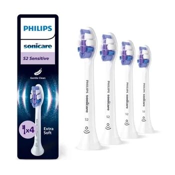 Philips Sonicare Sensitive HX6054/87 / Ersatzköpfe / 4 Stück