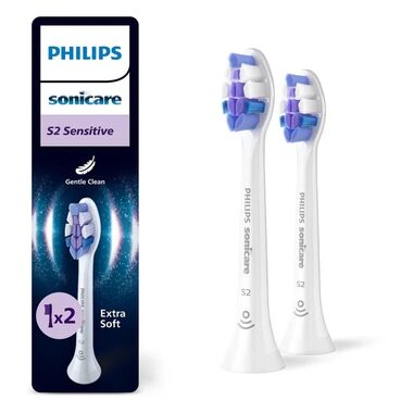 Philips Sonicare Sensitive HX6052/87 / Ersatzköpfe / 2 Stück
