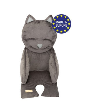 Bomimi Kinderwagenmatte KITTY, Graphite Minky