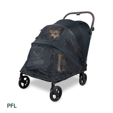 Wonderfold Pet Stroller PFL für Hunde bis 45 kg, schwarz