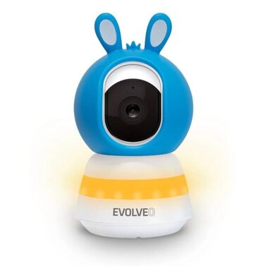 Evolveo Babyphone N5 blau / Elektronisches Video-Babyphone / 360°-Überwachung / Zwei-Wege-Kommunikation