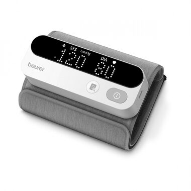 BEURER BM 59 / Oberarm-Blutdruckmessgerät / vollautomatisch / Arrhythmieerkennung / USB-C / Bluetooth / Speicher für 240 Messungen