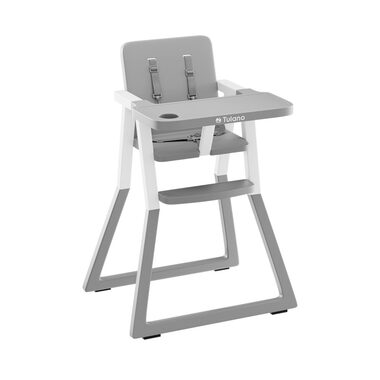 Tulano Morsel 25 Hochstuhl grau-weiß