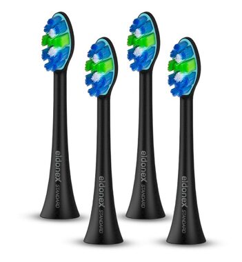 Eldonex SonicPro STANDARD Ersatzbürstenköpfe schwarz