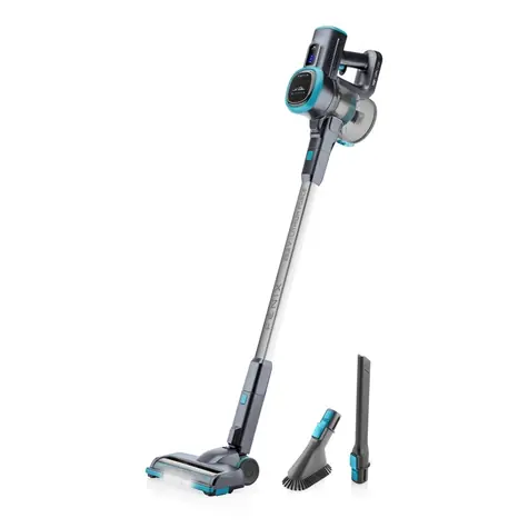 ETA ETA123390000 Fenix grau-blauer 2-in-1-Stielstaubsauger / Li- ION 25,2 V / bis zu 40 Minuten Betriebsdauer / 0,6 l 