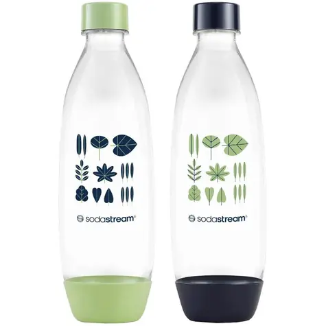 SodaStream Flasche FUSE 2x 1 l Grün&Blau
