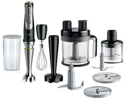 Ausgepackt - Braun MultiQuick 9 MQ 9187XLI silber / Stabmixer / 1200 W / 3 Geschwindigkeiten / Ausgepackt