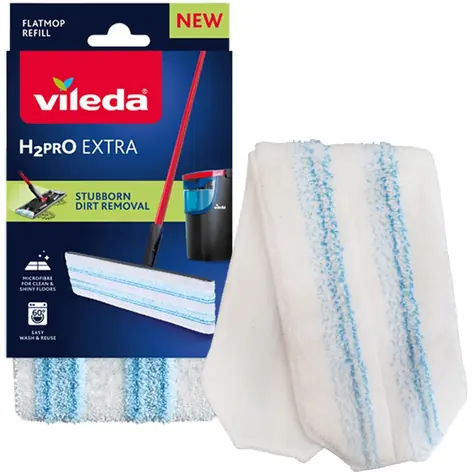 Vileda H2Pro Flachwischmoppbezug