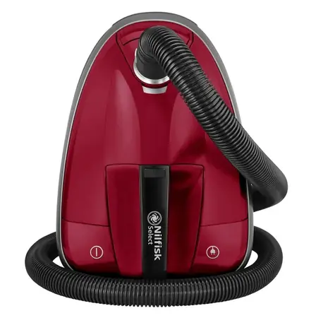 Nilfisk SELECT DRCL13E08A2 CLASSIC roter Staubsauger mit Beutel / 450 W / 3,1 l 