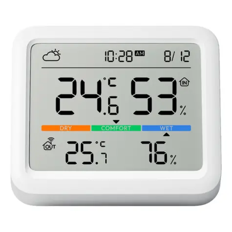 SwitchBot Meter Pro / intelligente Wetterstation - Temperatur und Luftfeuchtigkeit / AA-Batterien