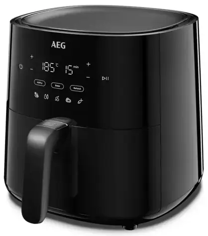 AEG AAF3B 6000 schwarz / Heißluftfritteuse / 1350 W / 3,3 l 