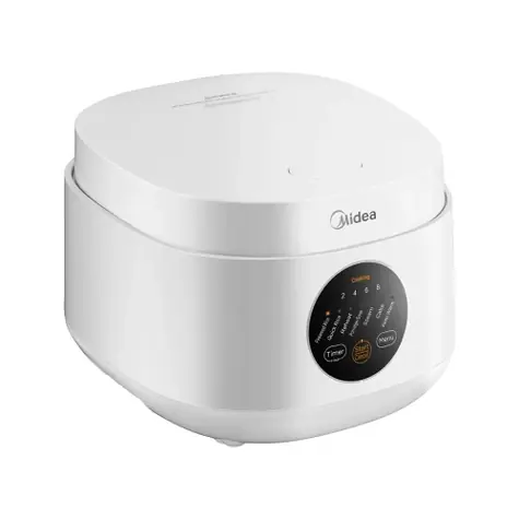 Midea MRD321BBMWH weiß / Reiskocher / 600 W / 3 l / Antihaftbeschichtung 