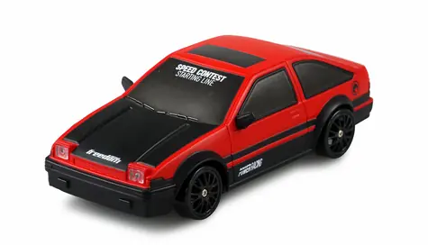 AMEWI Drift Sport Car 4WD Rot / RC Auto / 1:24 / RTR / Fernbedienung / 2,4 GHz / 500 mAh 3,7 V Li ION
