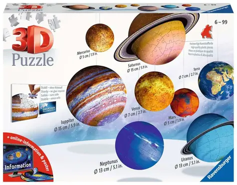 Ravensburger Planetensystem / 522 Teile / ab 6 Jahren