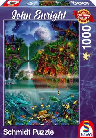 Schmidt Puzzle Versunkener Schatz / 1000 Teile / ab 12 Jahren
