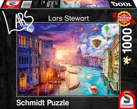 Schmidt Puzzle Tag und Nacht: Venedig / 1000 Teile / ab 12 Jahren