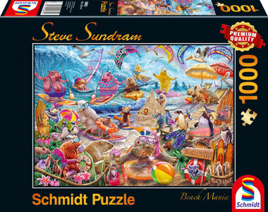 Schmidt Puzzle Beach Mania / 1000 Teile / ab 12 Jahren