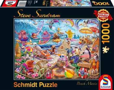 Schmidt Puzzle Beach Mania / 1000 Teile / ab 12 Jahren