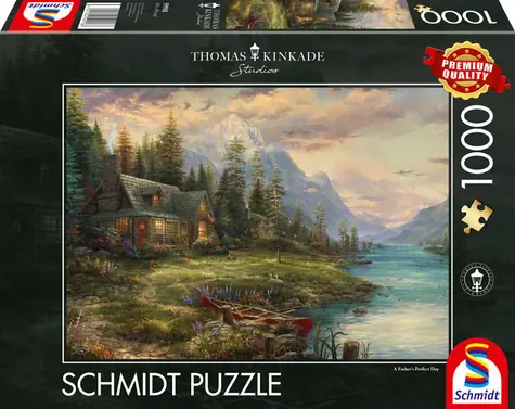 Schmidt Puzzle Ausflug in die Berge / 1000 Teile / ab 12 Jahren