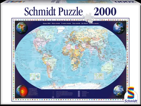 Schmidt Puzzle Unsere Welt / 2000 Teile / ab 12 Jahren