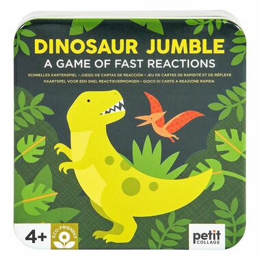 Petit Collage Kartenspiel Dinosaurier / 2-6 Spieler / ab 4 Jahren