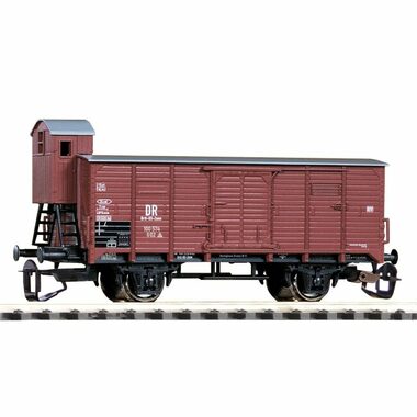Piko 47760 Planwagen G02 mit Bremserhaus der DR III / Maßstab: TT (1:120) / Radius: 287 mm / 14 Jahre 
