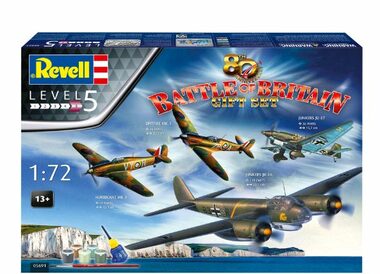 Revell 80th Anniversary Battle of Britain / Plastikmodell / 1:72 / Stückzahl 221 / Schwierigkeit 5 / ab 12 Jahren