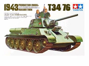 Tamiya 35059 T-34/76 (1943) / Plastikmodell / 1:35 