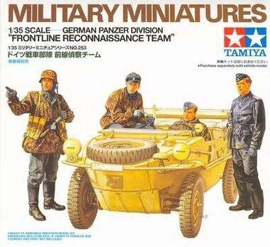 Tamiya 35253 Panzer Division Frontline Reconnaissance Team / Plastikmodell / 1:35