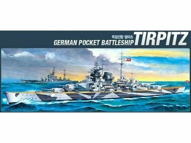 Academy 14219 Tirpitz / Plastikmodell / 1:800