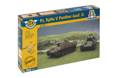 Italeri 7504 Pz.Kpfw.V PANTHER Ausf.G / Plastikmodell / 1:72 / Schwierigkeit 1