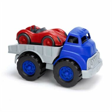 Green Toys Truck mit Rennauto / ab 12 Monaten