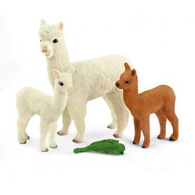 Schleich Wild Life 42544 Alpaka-Lama-Familie / ab 3 Jahren
