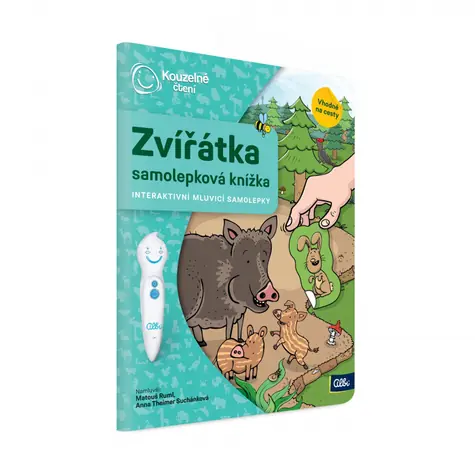 Albi Magical Reading - Stickerbuch Tiere / Sprachversion: CZ / ab 3 Jahren