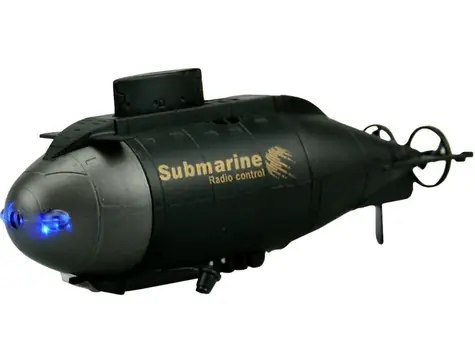 AMEWI Mini U-Boot schwarz / RC Boot / Fernbedienung / 40MHz / AA Batterie